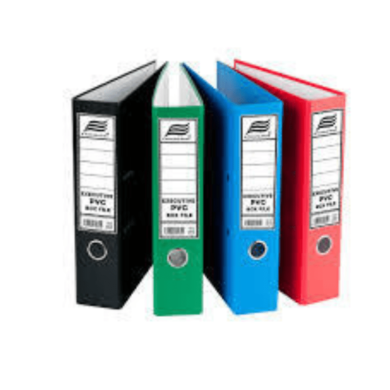 Arch Box File Economic PVC Lever Arch Box File With Index - Chariken Office Express