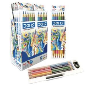 Full Size Colour Pencils 12 Shades