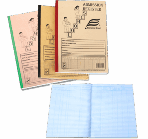 Economic School Admission Register A4 1 Quire