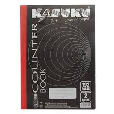 Kasuku Counter Book 2 Quire - A4