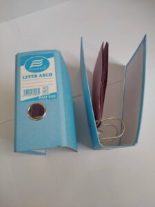 Half Size Lever Arch File With Index