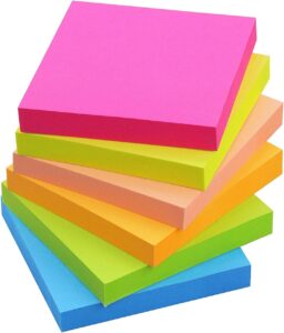 Gem sticky note 3*3 Coloured