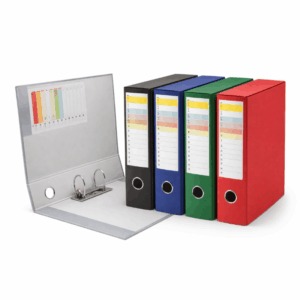 Economic Flat Pack Lever Arch Box File With Index
