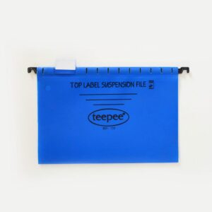 TeePee Top Label Manilla Suspension File  - Red/Yellow/Green/Blue/Orange